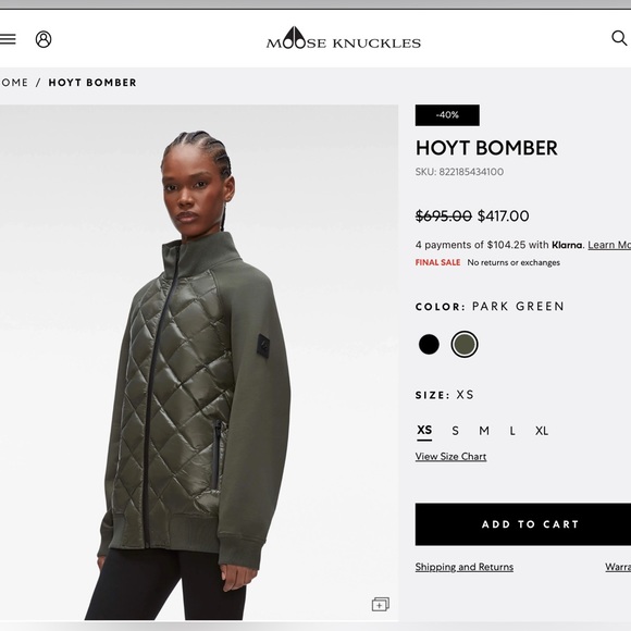 MOOSE KNUCKLES Bomber Jacket - Picture 5 of 13